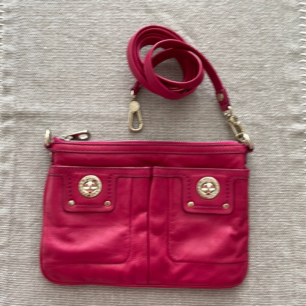 EUC Marc by Marc Jacobs Raspberry Colored Crossbody Bag